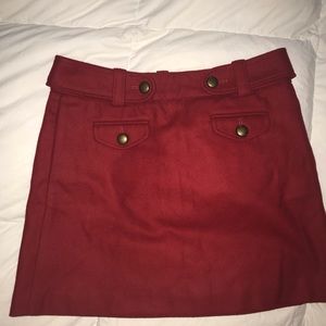 J.Crew Red Skirt